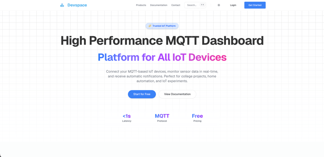 Devspace Landing Page